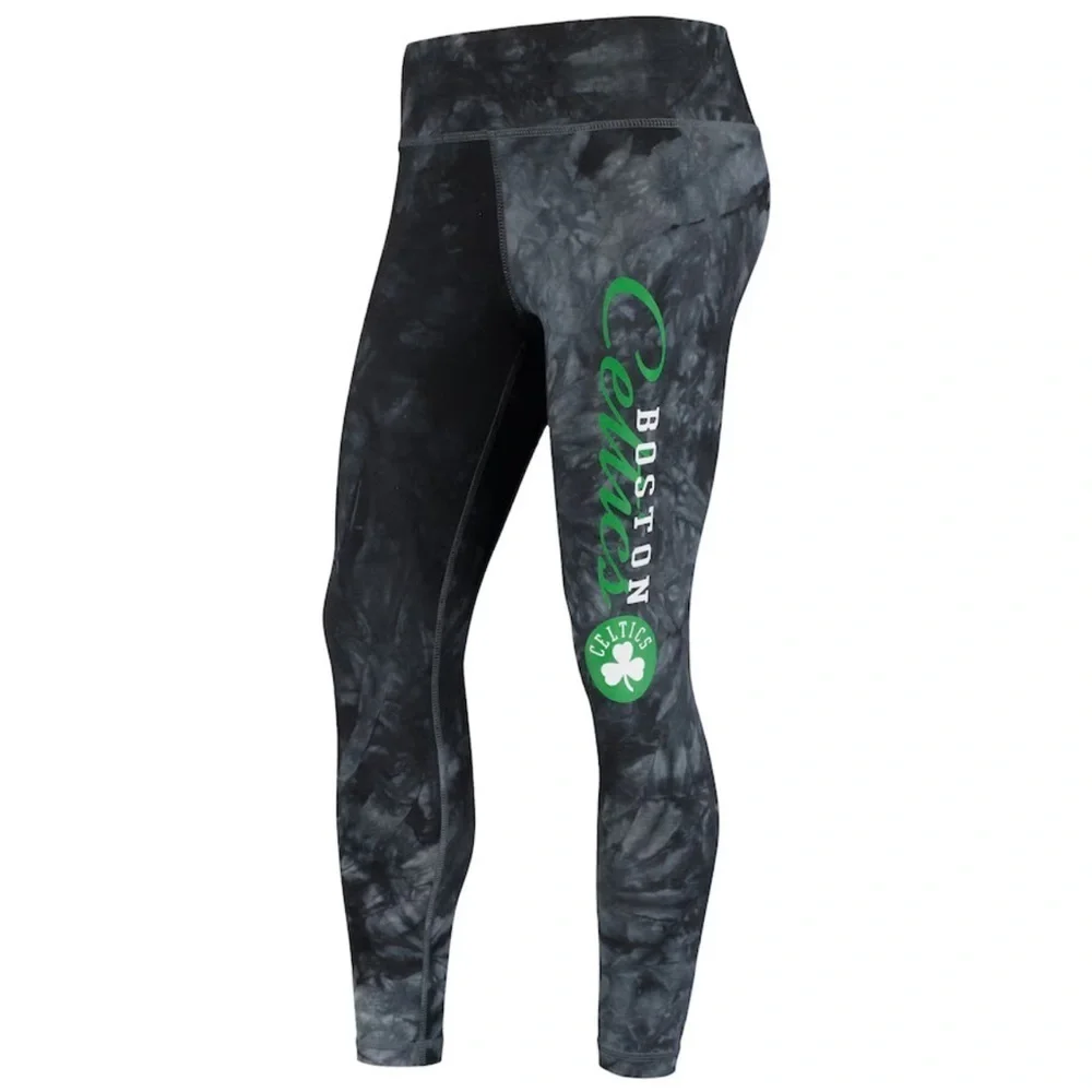Boston Celtics Burst Tie-Dye Leggings
